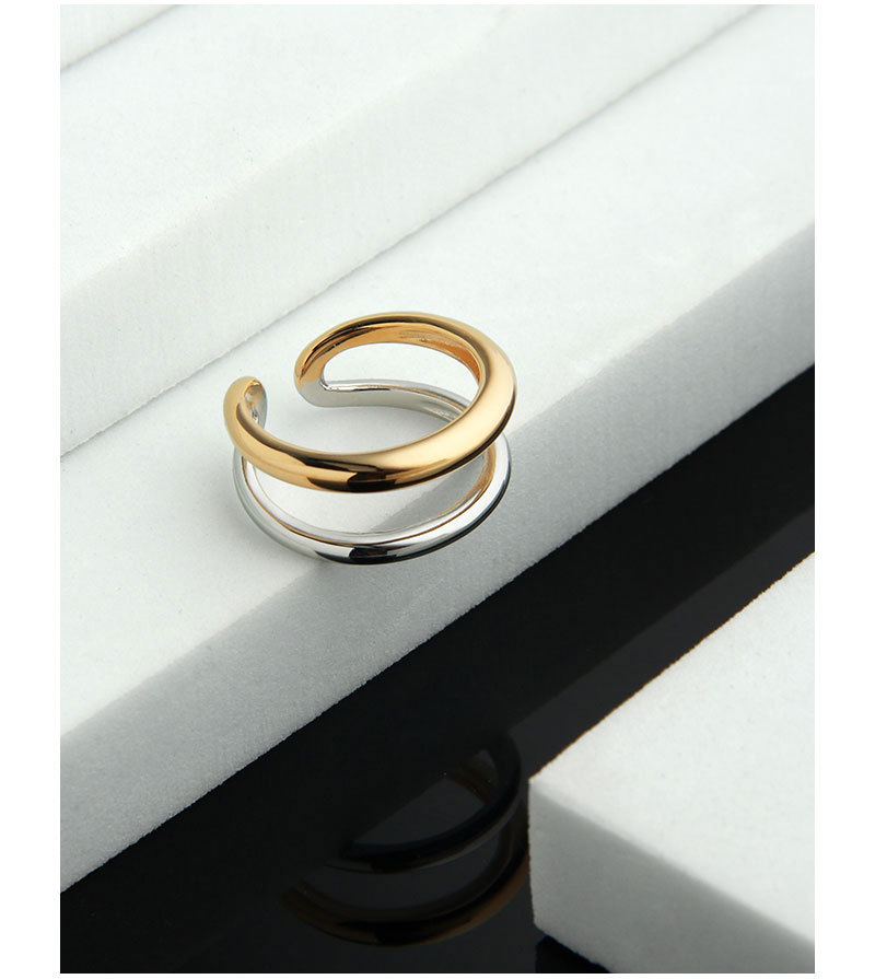 1 Piece Quantity 925 Sterling Silver Geometric Open Ring