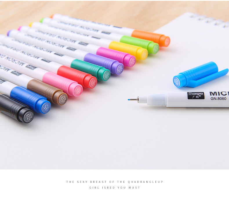 8060-12荧光色05针管笔_11