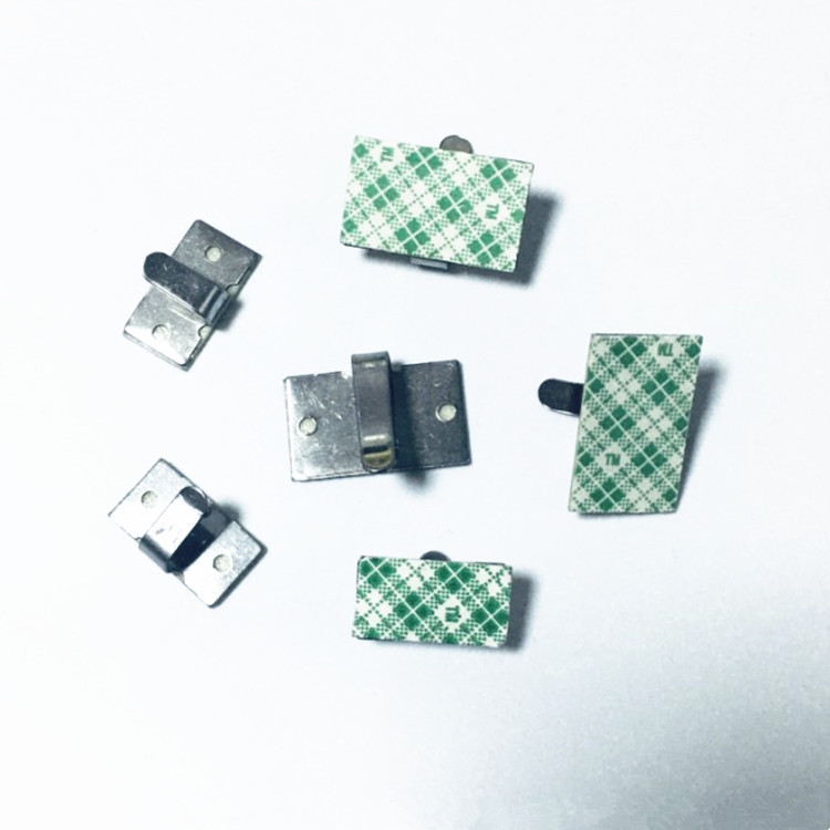 背胶粘式金属夹小号行车记录仪 电线固定座 不锈钢金属布线 卡扣