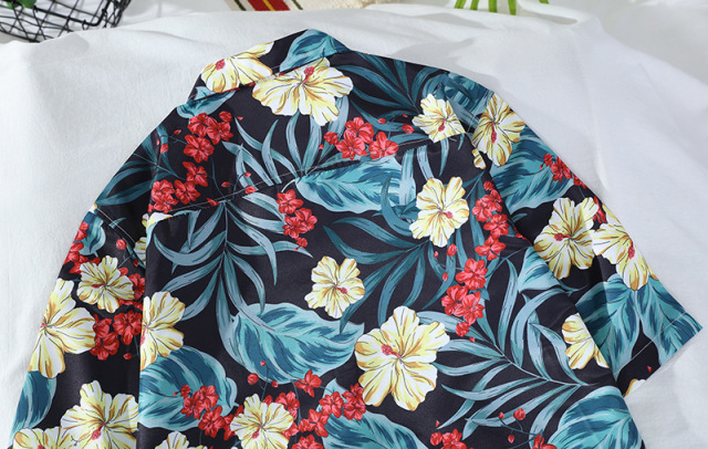 Summer short sleeve Floral Shirt