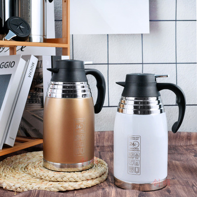 厂价直销304不锈钢保温瓶双层真空热水壶欧式时尚家用暖水壶礼品