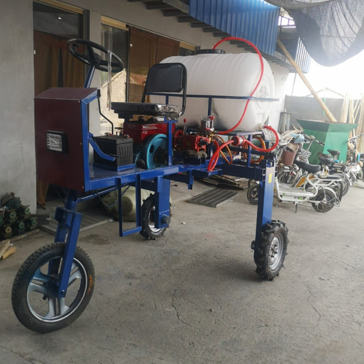 大型液压喷杆三轮喷药机 自走式高架玉米小麦蔬菜打药机