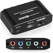 HDMI转色差分量高清转换器HDMI TO Ypbpr SCALER Converter 1080P