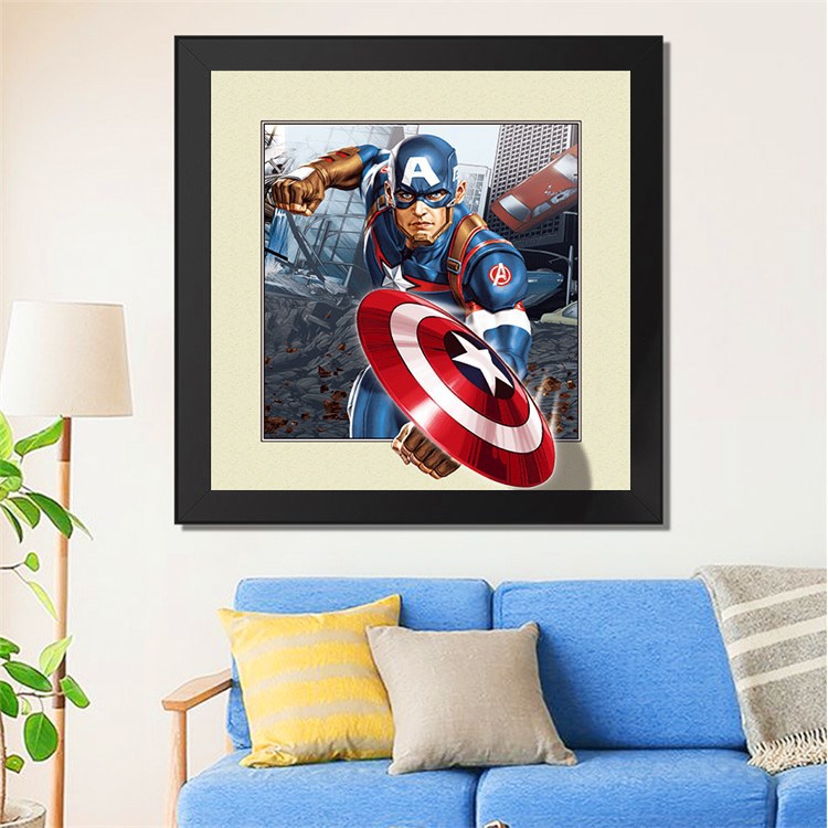 厂家直销高清PET 3D 5D立体画批发 三维立体画现货 魔幻水晶画