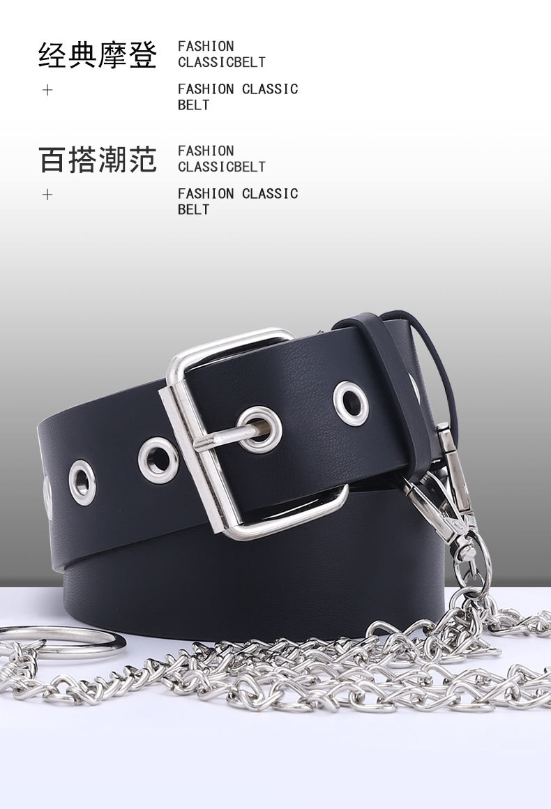New Chain Decoration Pierced Eye Belt Ladies Fashion Hanging Chain With Corn Eye Belt Wholesale Nihaojewelry display picture 15