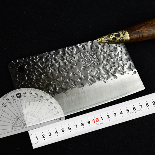02442 Kitchen Knife Set Hand-forged Polished Cutting Knife Old-style Chopping Knife Chef Knife Set