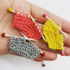 1: 12-inch dollhouse clothing set, knitting yarn, handmade wool sweater, ob11 decorative accent, creative accessory