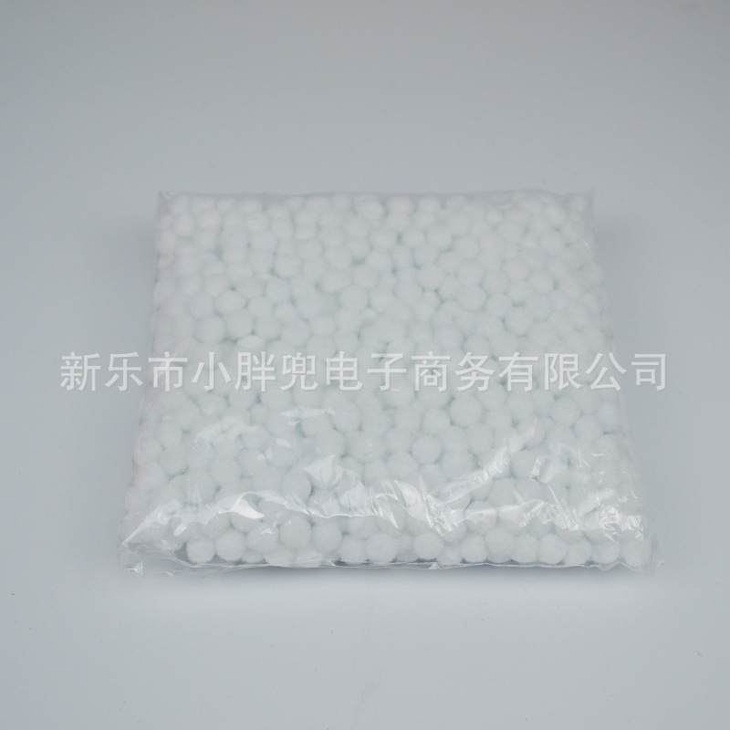 Bola de piel de colores DIY Bola de piel de poliéster joyería accesorios de juguete para niños zapatos y sombreros color mezclado pequeña bola de peluche Decoración