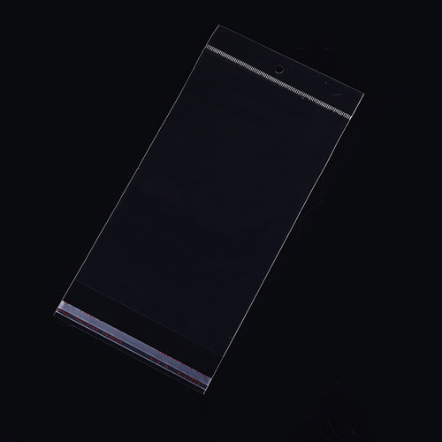 Factory wholesale clothing packaging bag transparent opp self-adhesive head seal bag printable opp bag packaging bag
