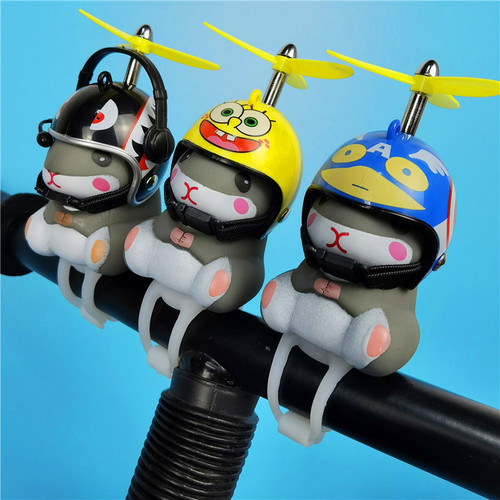 Broken Wind Duck Electric Bicycle Duck Motorcycle Little Yellow Duck Safety Horn Turbo Duck Bamboo Dragonfly Hamster