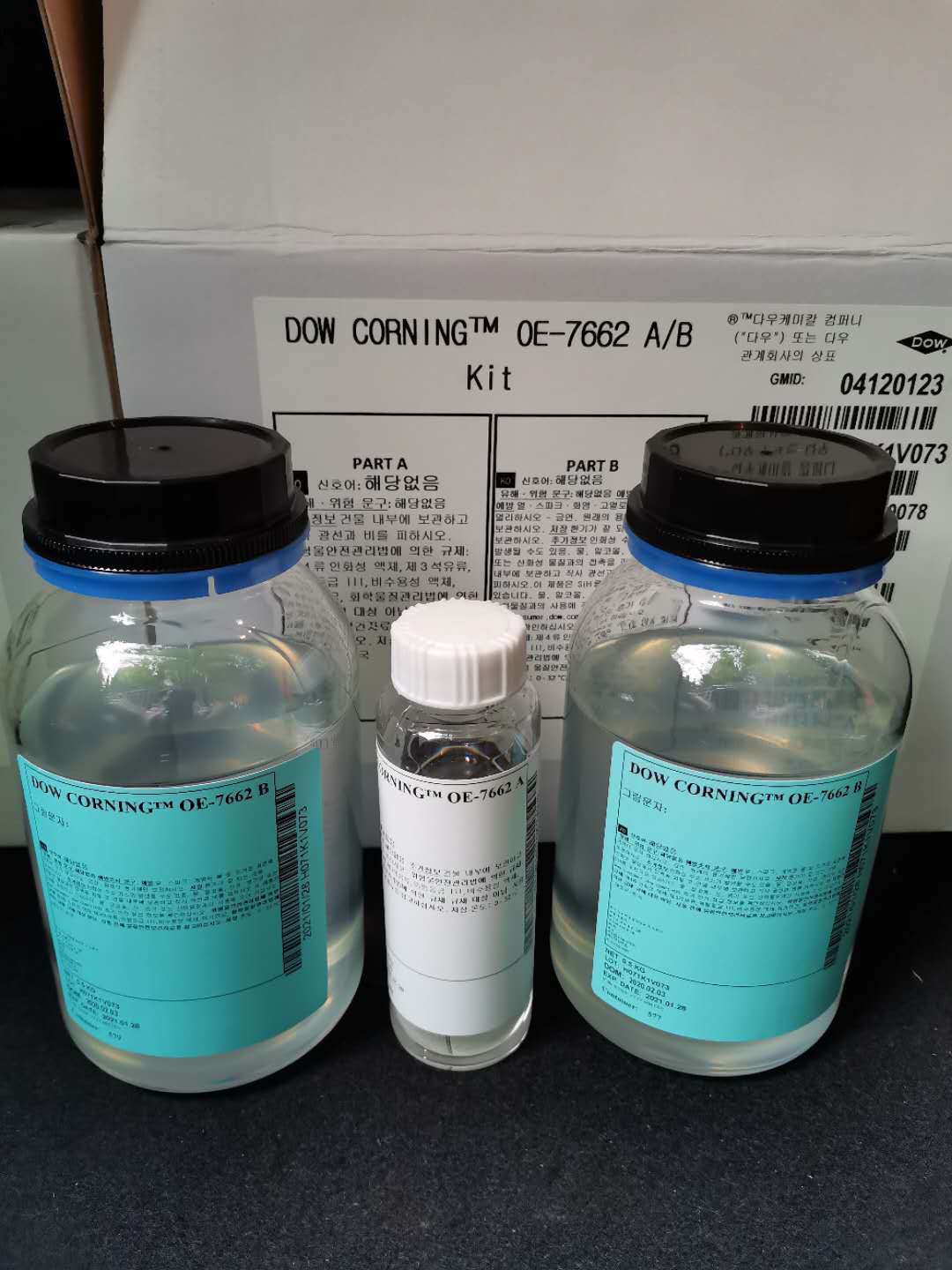 道康宁OE-7662LED封装胶，高折射率2.2KG/组，LED灯珠封装专用