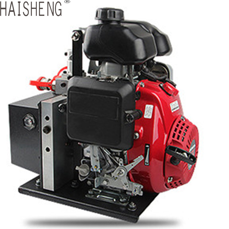 本田双输出手提式汽油机动泵正面_副本