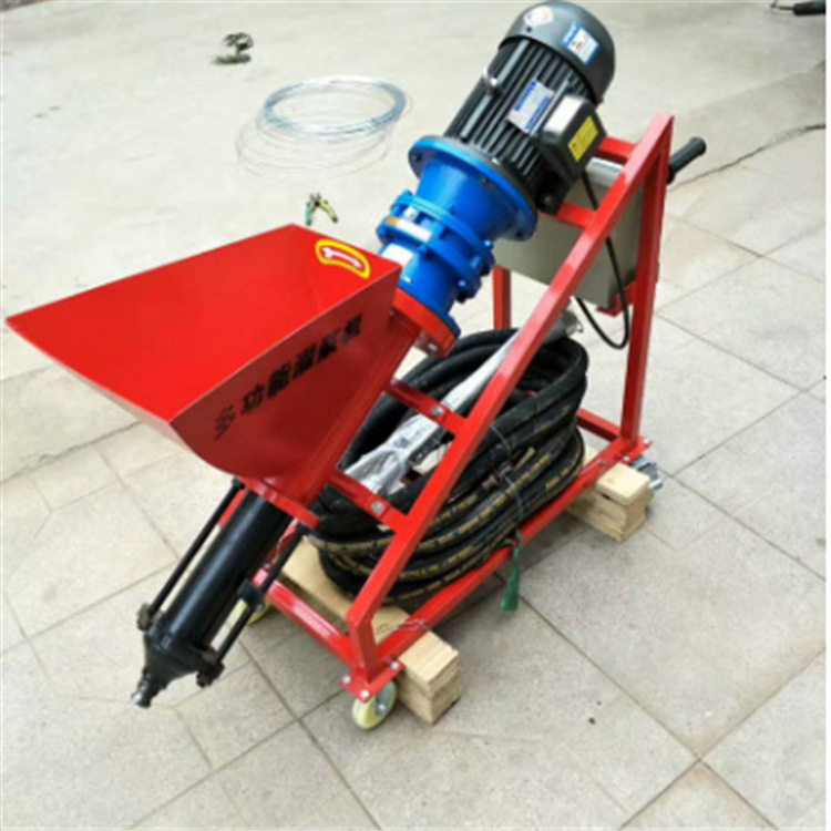 小型多功能门缝灌浆机220V小型砂浆喷涂机角边门缝灌浆机销售