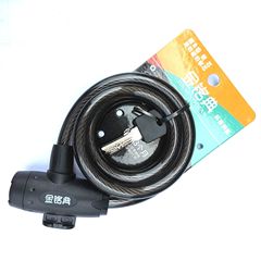 Gold Medal Classic Bicycle Lock Mountain Bike Steel Cable Wire Anti-Theft Bar Lock Without Locking Accessories Wholesale