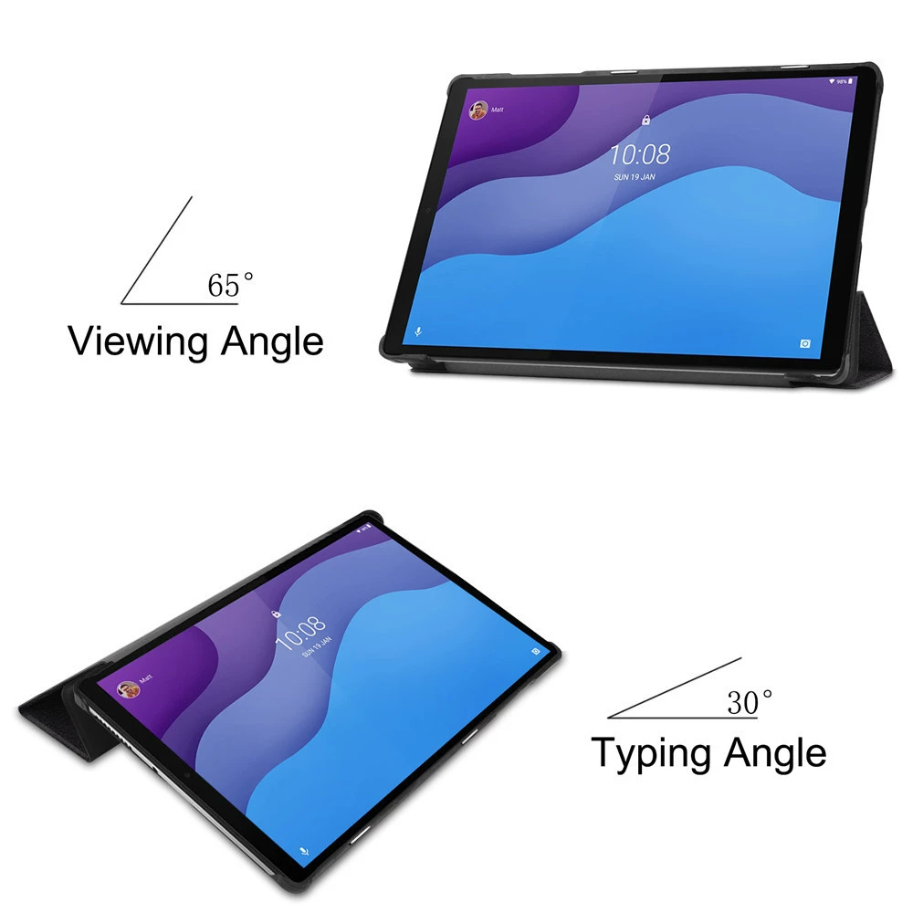 Защитная крышка для Lenovo TAB M10 HD 10.1 (2-е поколение) TB-X306F крепление плоский кожаный чехол