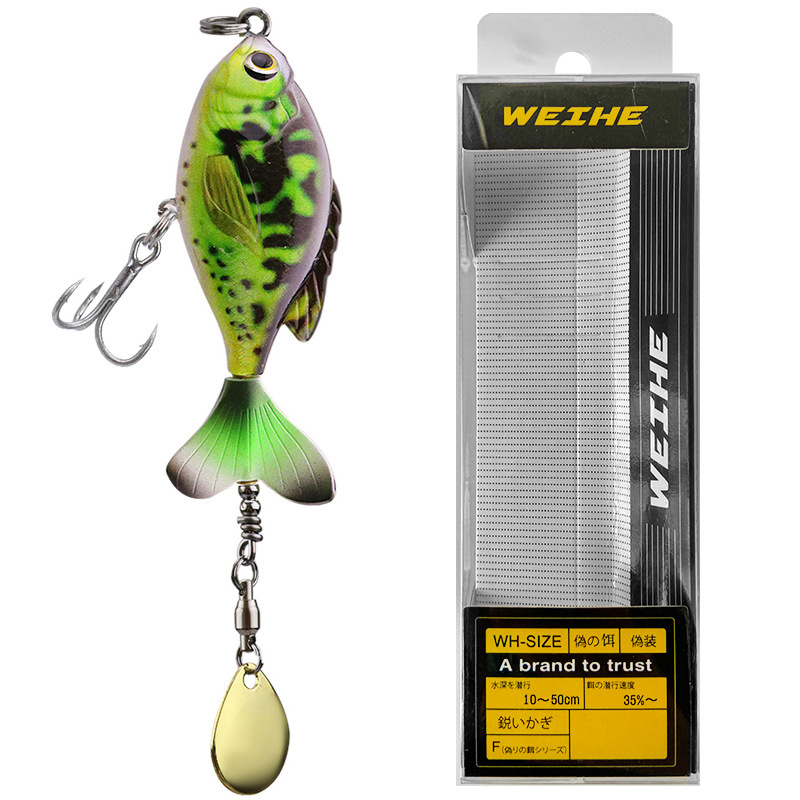 Floating Minnow Lures Hard Baits Spinner Baits Fresh Water Bass Swimbait Tackle Gear