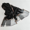 Colored silk woolen scarf, cloak, 2022 collection, Korean style, sun protection
