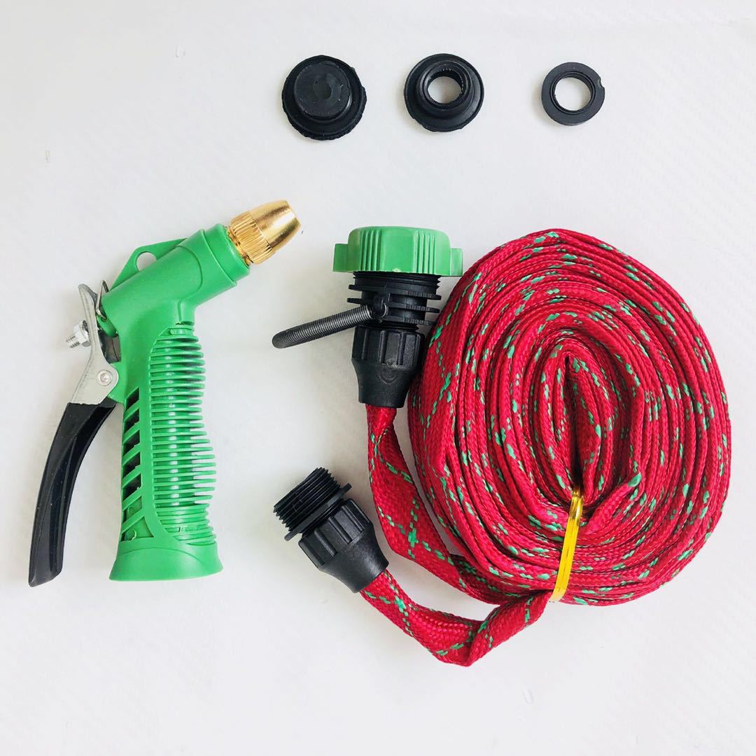 20米洗车水枪套装 高压家用汽车洗车机洗车铜头防冻水管 10米水枪