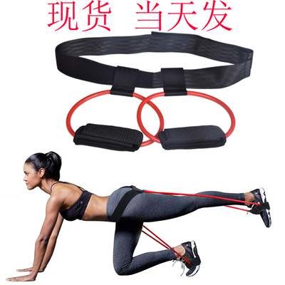 腳蹬拉力器 booty bands set 跨境爆款腿部臀部訓練拉力繩阻力帶