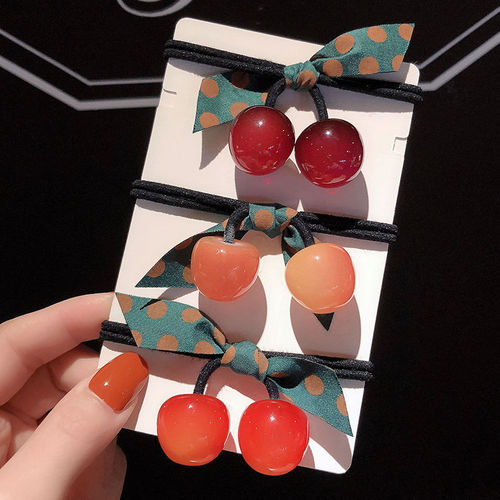 Korean version of Internet celebrity headband rubber band hair rope leather case hair accessories ball headband simple fashionable hair band for women adults