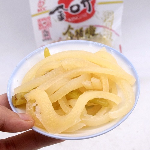 Chongqing Golden Mouth Open 90g Gold Pork Crispy Spicy Pickled Pork Skin Leisure Food Snack One-piece Dropshipping