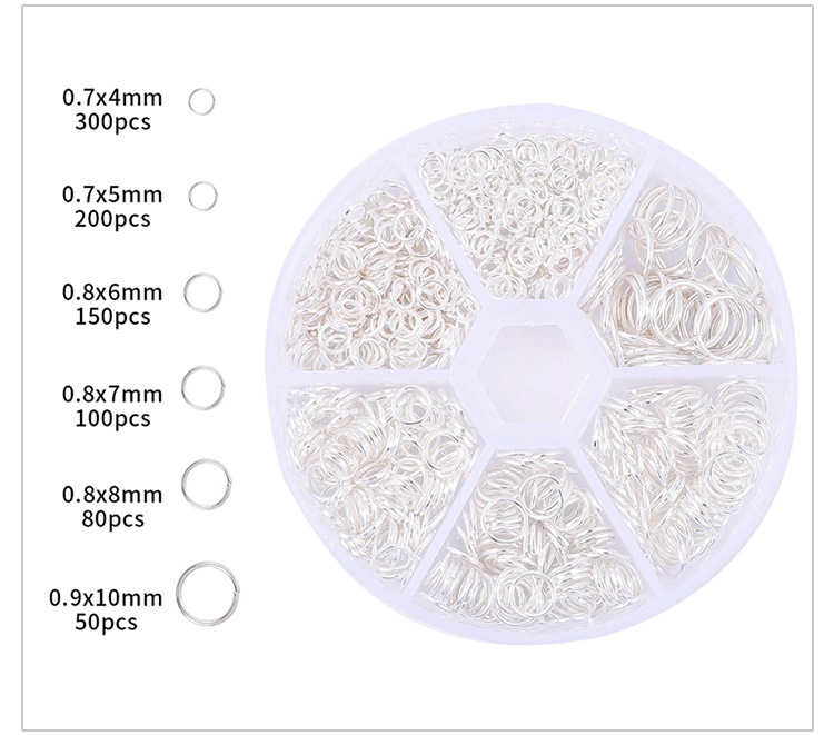 105g Weight DIY Jewelry Accessories Classification 1 Set Quantity Metal, Copper Material Printing Pattern Simple Style Style 1 Set Metal Copper Printing Simple Style 4