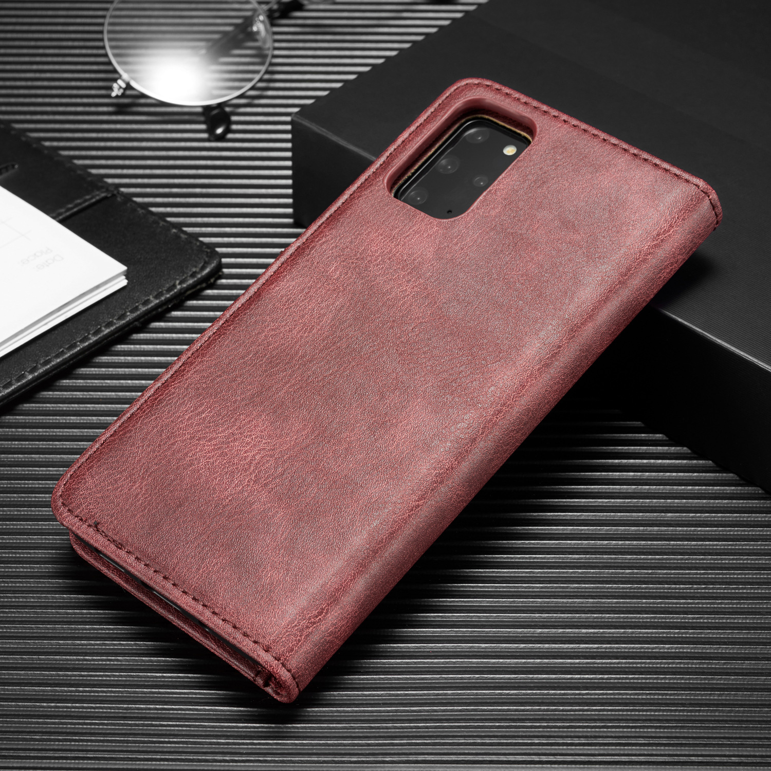 Magnetiskt läderfodral för samsung s21-serien och s23-modellerna_voghion.com