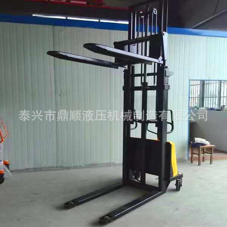 堆高车半电动液压叉车全自动升降车铲车1吨2吨3吨升高搬运车