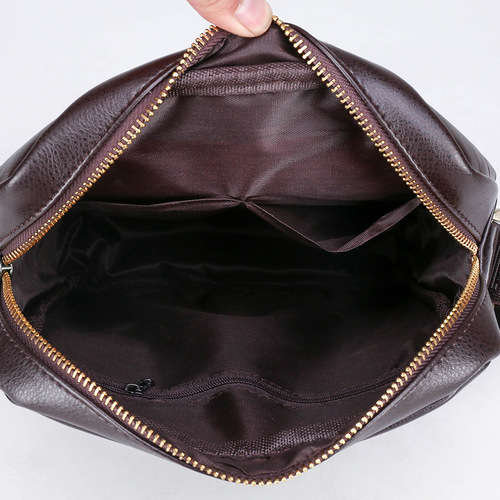 Cross-border Kailong Kangaroo Men's Messenger Bag Soft Leather Casual Trendy Bag Classic Shoulder Bag Business Men's Bag Shipping