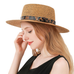 Fashion Contrast Color Bow Empty Top Straw Hat display picture 29