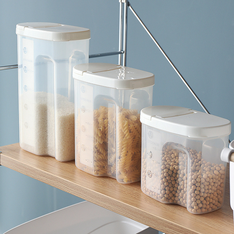 waterproof Moisture-proof Coarse Cereals seal up Storage tank Large food storage box kitchen household Grain Coarse Cereals Storage tanks