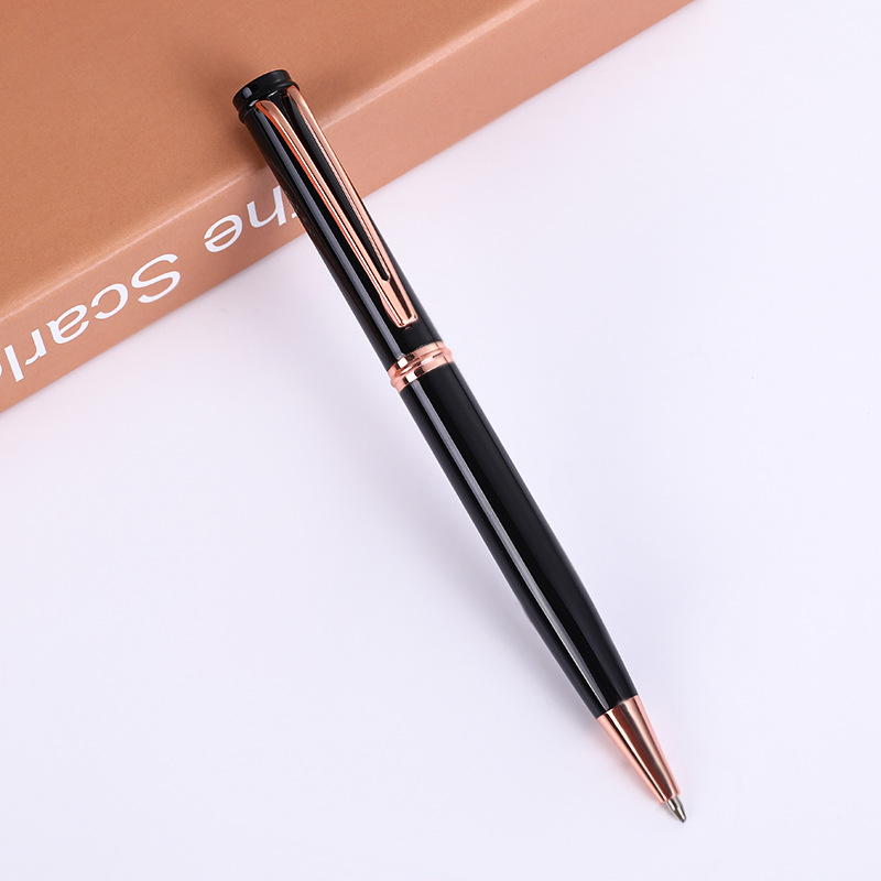 Suministro directo de fábrica Bolígrafo De Metal bolígrafo de negocios pluma de aceite Oficina publicidad bolígrafo pluma de metal pluma firma personalización