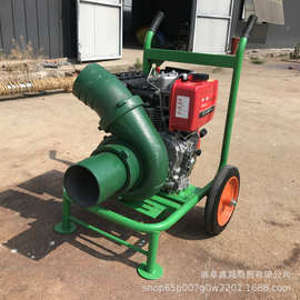 大马力柴油6寸离心泵 32马力柴油高扬泵图片 汽油推车式离心泵3寸