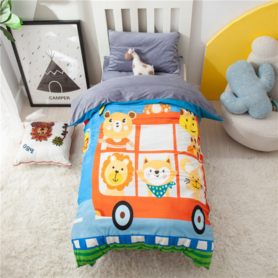 baby children kindergarten quilt Three crystal Six piece set Containing core Siesta quilt Mat Cotton