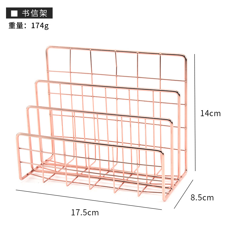 厂家批发 居家书信格 铁艺组合式文件架 金属书信盒书信架 现货