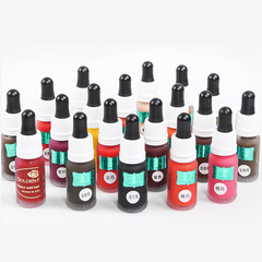 Gold rose color ink liquid filler semi-permanent color ink 22 colors eyebrow eye lip machine