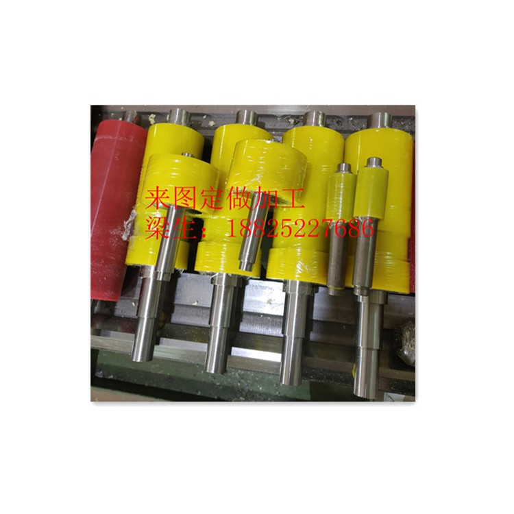 搓袋胶轴包胶加工厂，搓袋胶轮换新胶皮厂家