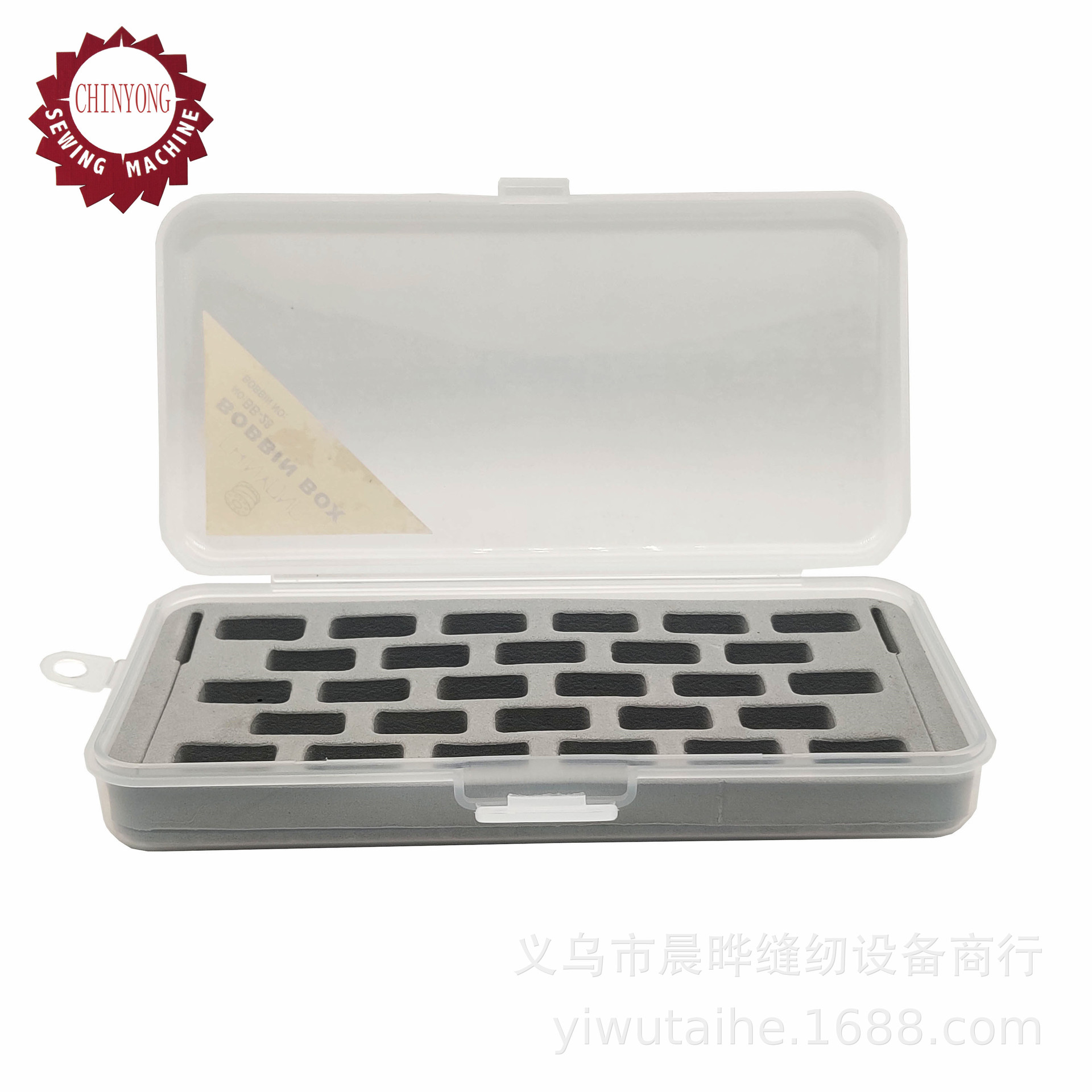 家用缝纫机放置梭芯线芯梭芯盒28粒放置穿针器梭心盒二十八颗梭芯