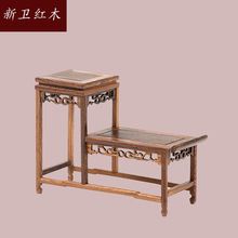 中式古典木质家居工艺品摆件 鸡翅木博古架  收纳置物架
