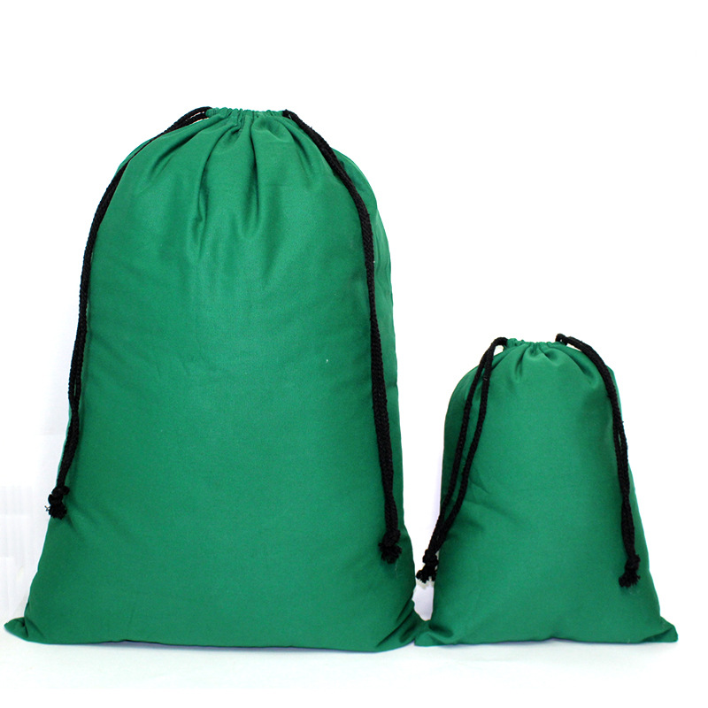 圣诞节礼物袋礼品帆布束口袋帆布袋48*68cm定制logo图案尺寸布袋