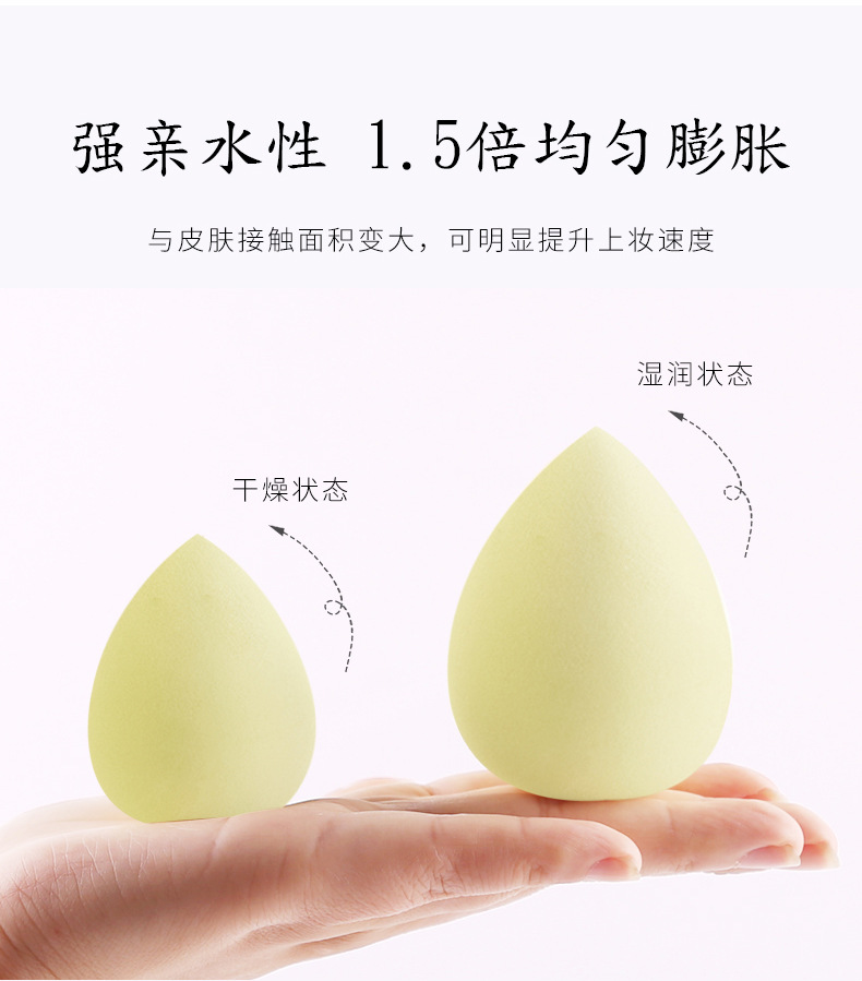 Non-latex Water Drop Gourd Puff Big Beauty Egg Wholesale Nihaojewelry display picture 5