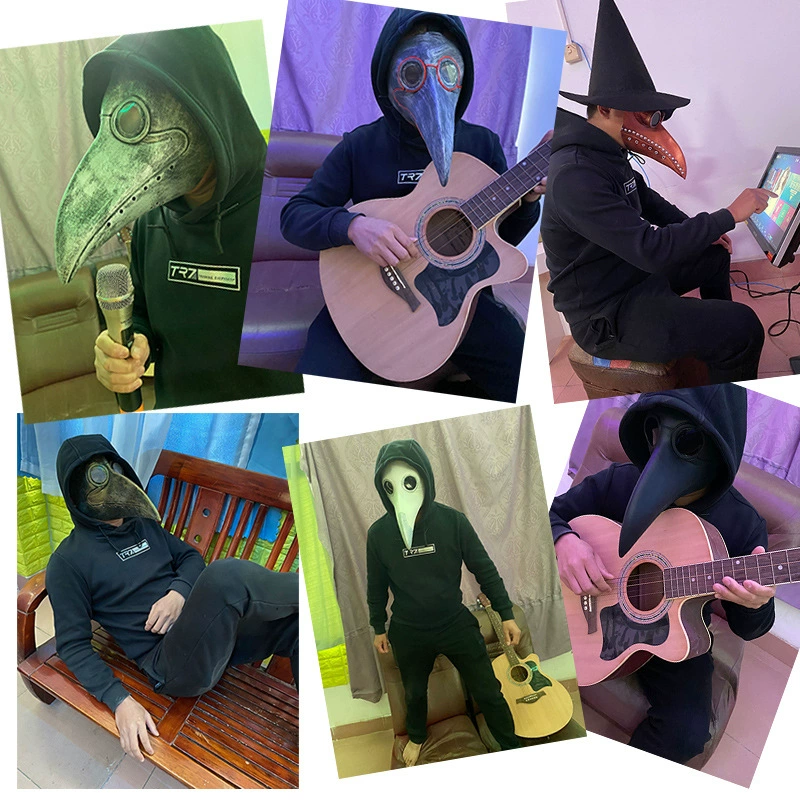 Кросс-бордер продукт Halloween Plague Bird Bucks Doctor во время латексной маски головы, Medico Della Peste
