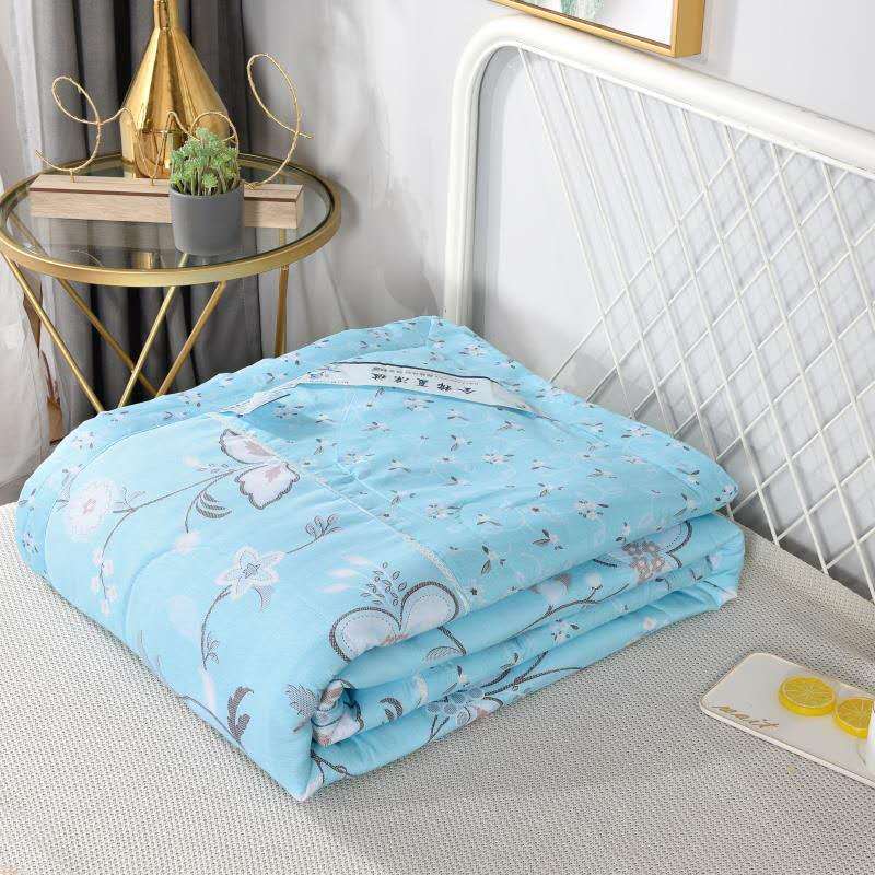 全棉夏涼被 禮品夏被 單人雙人禮盒兒童薄棉被水洗純棉空調被批發