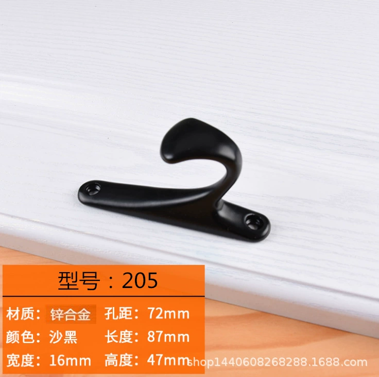 American Black Cabinet Wardrobe Hand Hand Door Door Door Door Door Modern Simple Furniture European -style Hardware Hand