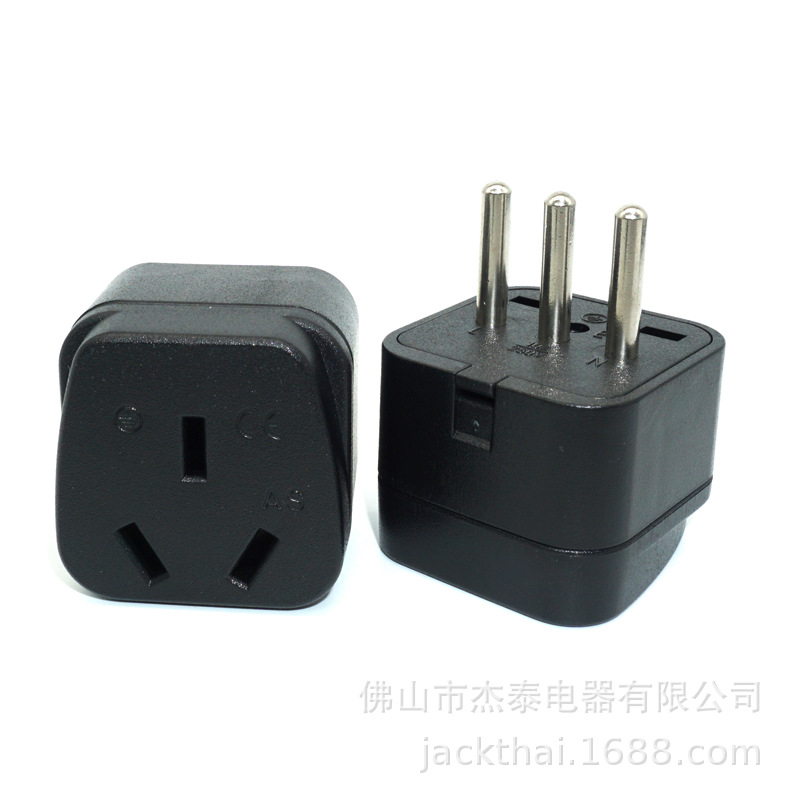 AS-12 澳洲插座转意大利插头,澳标转意标,单一安全转换插座,