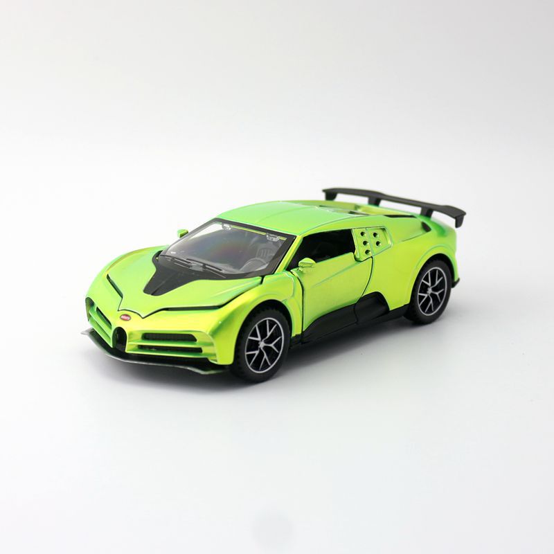 Chimei alloy model 1:32 Bugatti Centodieci sports car back force sound and light door children's toys bulk Chimei alloy model 1:32 Bugatti Centodieci sports car back force sound and light door children's toys bulk