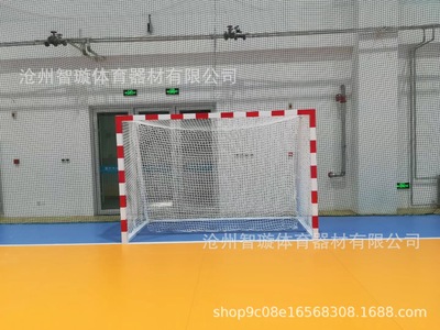 手球門網3*2米標准鋼制足球門學校專用足球門標准比賽手球門球網