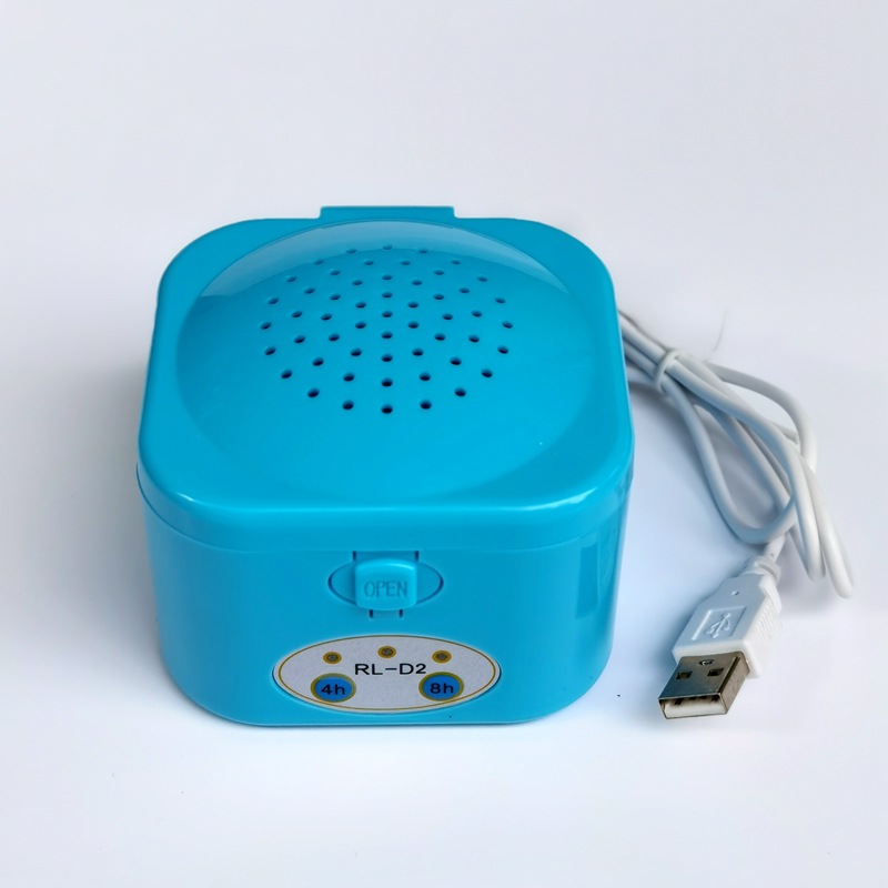 Audífono cuidado electrónico Secador de bebé caja de secado de sincronización inteligente mini instrumento de mantenimiento de deshumidificación portátil a prueba de humedad