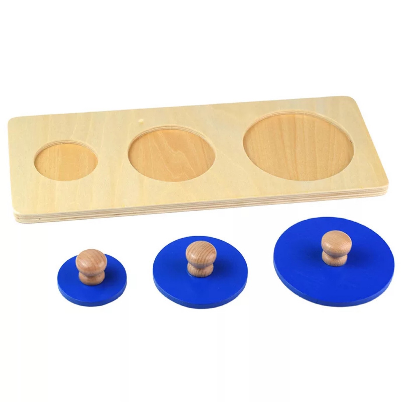 Monochrome three round embedded board