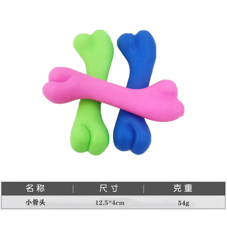 Molares para mascotas de hueso pequeño gato y perro TPR juguete de goma suave entrenamiento resistente a mordeduras juguete para mascotas juguete ventas directas de la fábrica